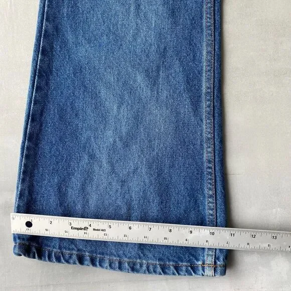 Sonoma Jeans Womens 34‎ x 31 Blue Flare Leg Retro - Picture 6 of 8